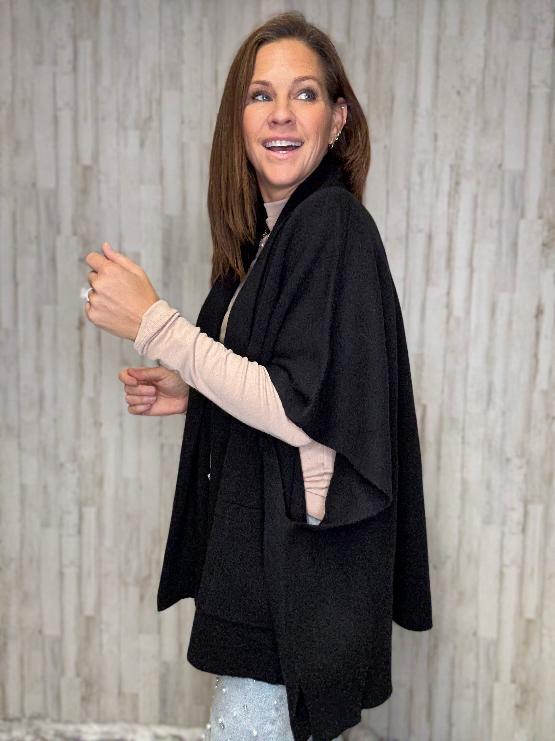 London Collar Cardigan – SpeakEasy Boutique